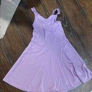 Art Class Lavender Ruffled Top Medium 7/8